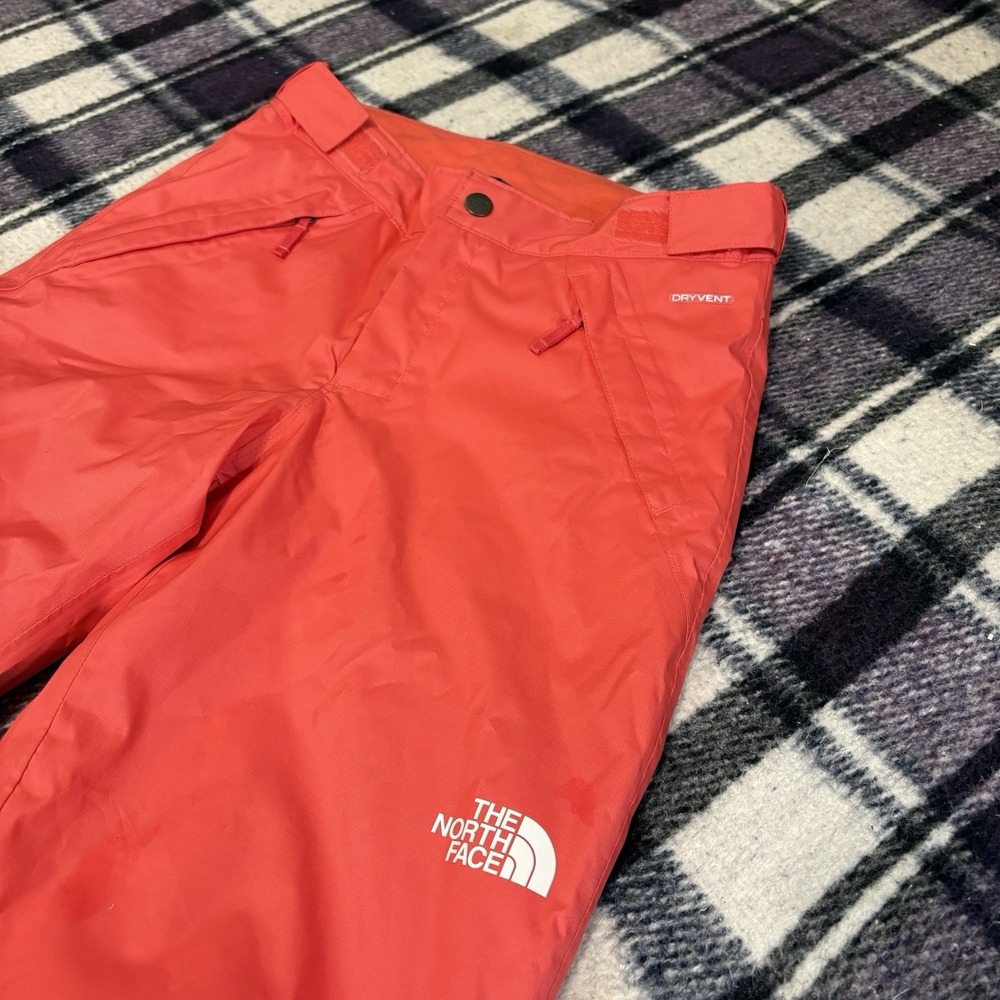 The North Face Freedom Insulated Ski Snow Pants Girls Large 14/16 Pink EZ Grow - Picture 2 of 4